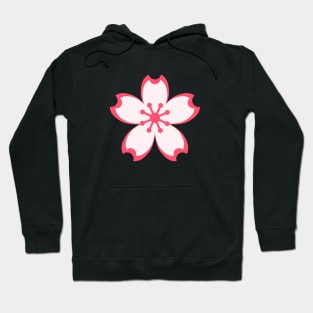 Light Pink Flower Hoodie